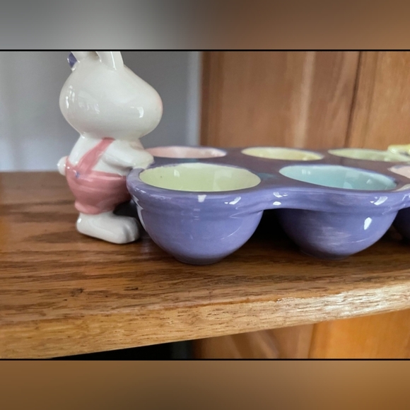 Ceramic Easter egg dish - Picture 3 of 6